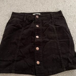 billabong black skirt
